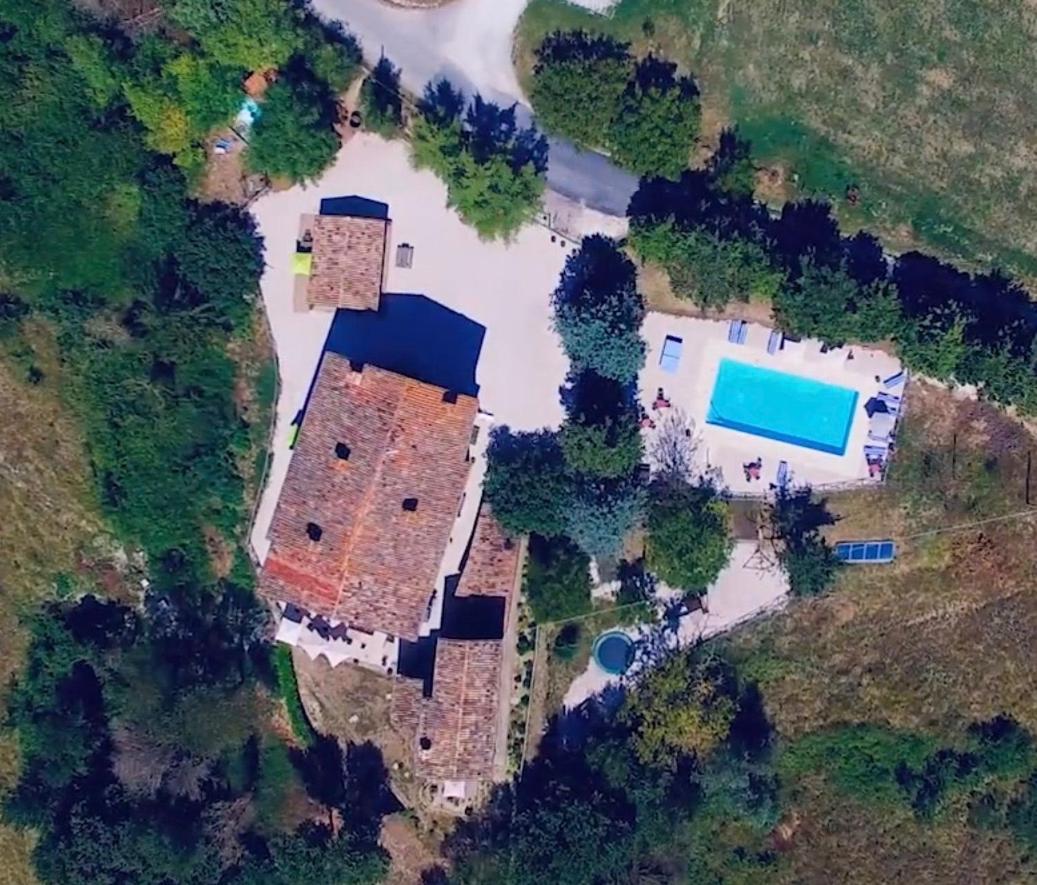 Country House Villa La Farfalla Pietralunga  Eksteriør bilde